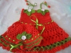 Vestido vermelho moranguinho